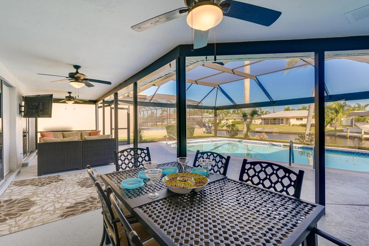 Waterfront Cape Coral Home With Private Pool! Eksteriør billede