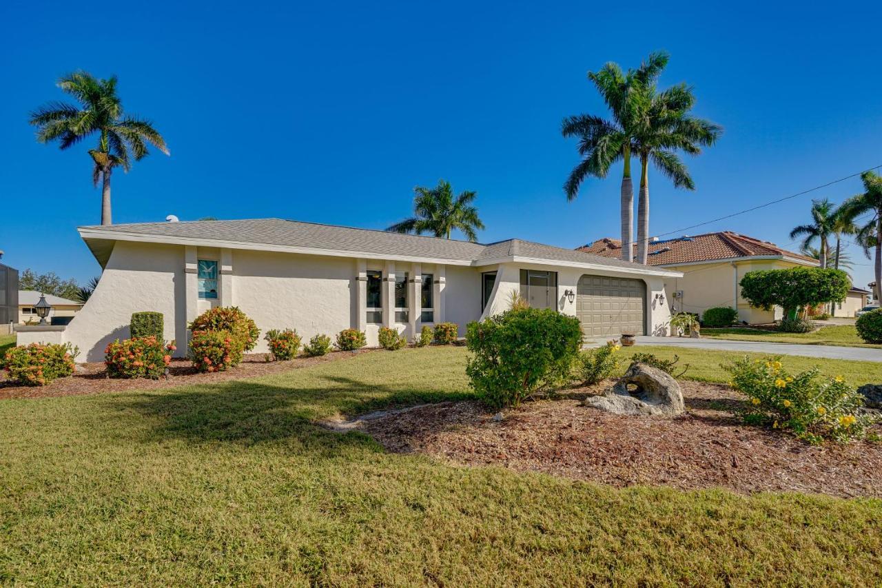 Waterfront Cape Coral Home With Private Pool! Eksteriør billede