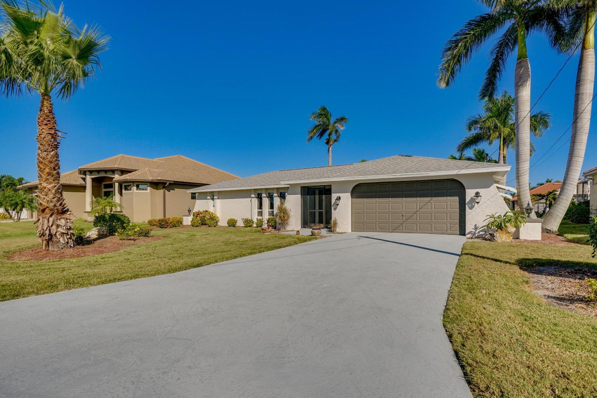 Waterfront Cape Coral Home With Private Pool! Eksteriør billede